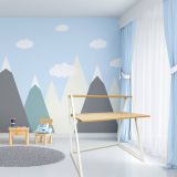 Mesa Ordenador auxiliar o estudio infantil modelo Sintra Color Cambria Blanco