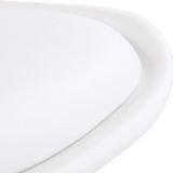 Juego de Comedor Estilo Nórdico: Mesa 100 cm + 4 Sillas Blancas 48 cm x 54 cm x 84 cm – Ideal para Decorar tu Hogar o Café