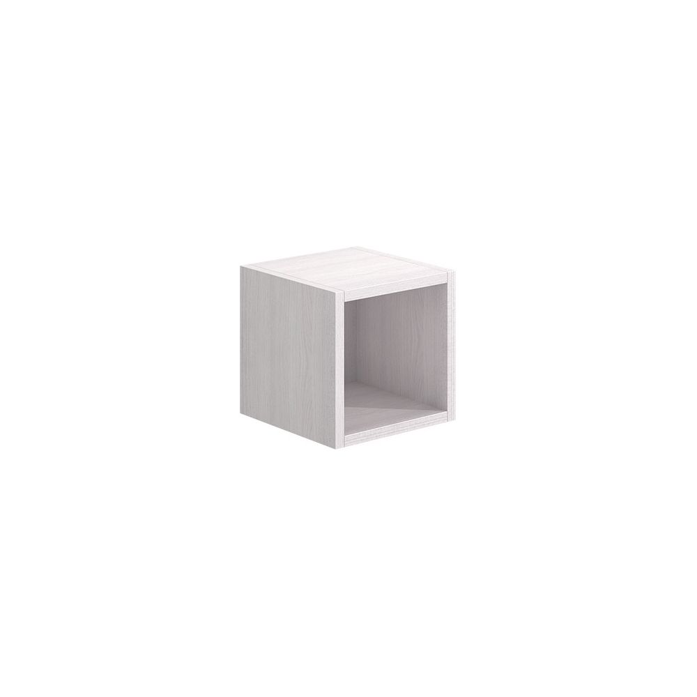 Meyvaser Mueble de salón y TV Conjunto muebles de salón apilable 270 Cm Ancho Color madera y blanco