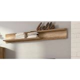 Mueble de Comedor, Mueble Salón, Acabado en Color Cañón, Medidas: 235 cm (Ancho) x 177 cm (Alto) x 41,4 cm (Fondo)