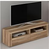 Mueble de Comedor, Mueble Salón, Acabado en Color Cañón, Medidas: 230 cm (Ancho) x 212 cm (Alto) x 41,4 cm (Fondo)