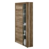 Mueble de Comedor, Mueble Salón, Acabado en Color Cañón, Medidas: 230 cm (Ancho) x 212 cm (Alto) x 41,4 cm (Fondo)