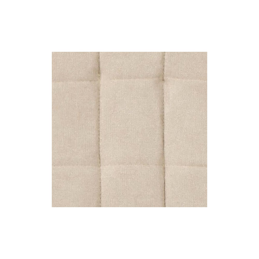 6 Sillas Tapizadas en Tela Beige con Asiento y Respaldo Acolchados, Patas Cromadas - Medidas 45x46x100 cm