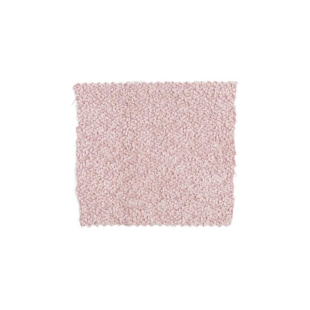 Juego de 2 Sillas con Brazos Tapizadas en Tela Rosa y Patas Metálicas Negras - Medidas 60x57x88 cm