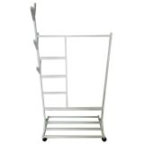 SALDO: Perchero colgador multiusos de bambú blanco