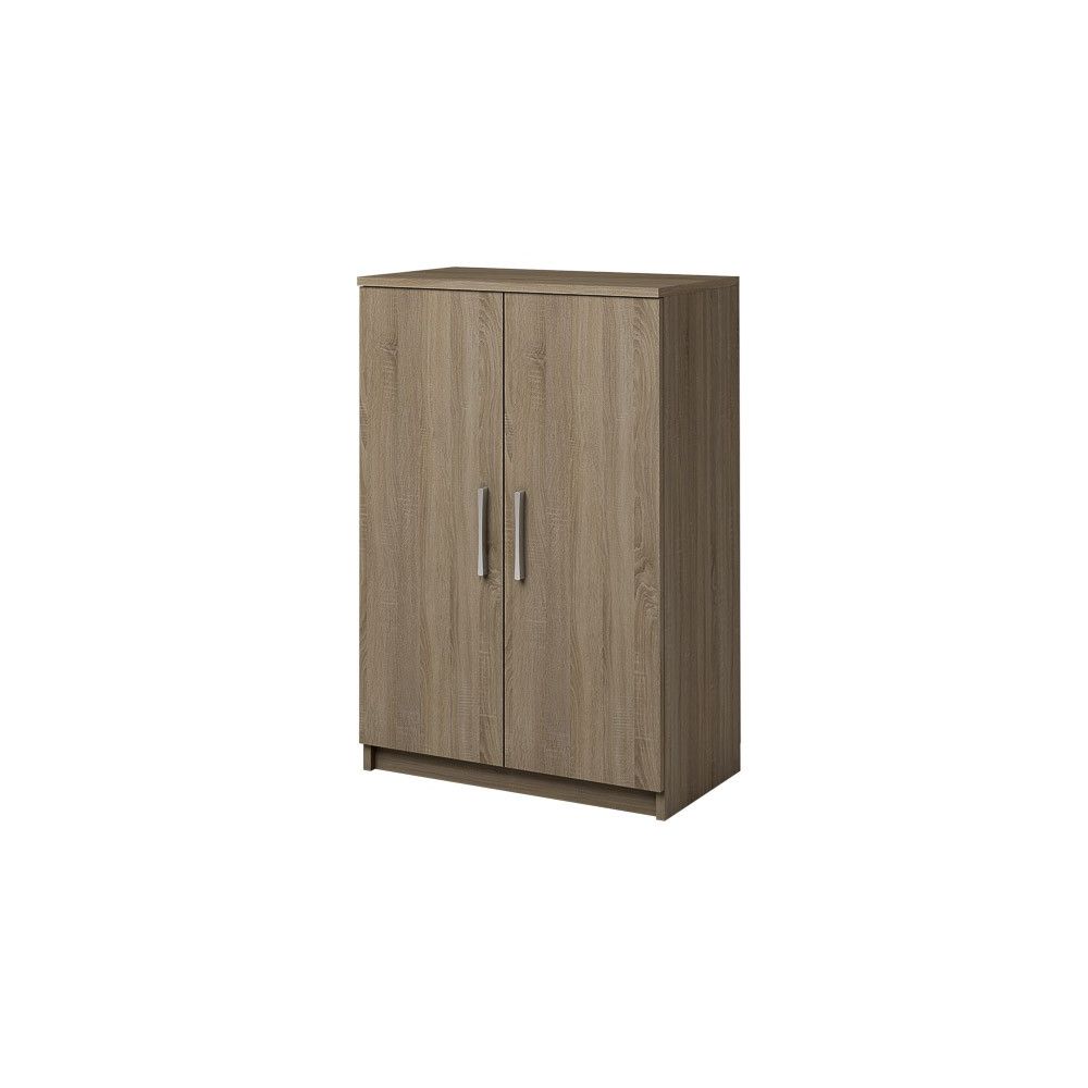 Armario Multiusos Color Roble – Color Blanco – 60 x 90 x 36 cm