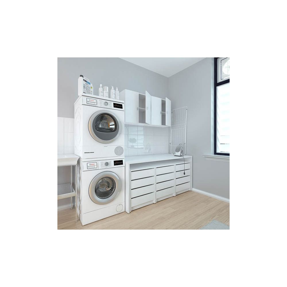 Mesa De Despacho Acabado Blanco 75 Cm(alto)160 Cm(ancho)68 Cm(fondo) , Color - Blanco