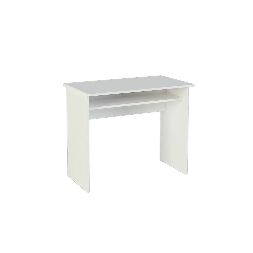 Mesa Escritorio | Mesa de Estudio | Contiene Bandeja | Color Blanco | Medidas: 90 x 74 x 50 cm