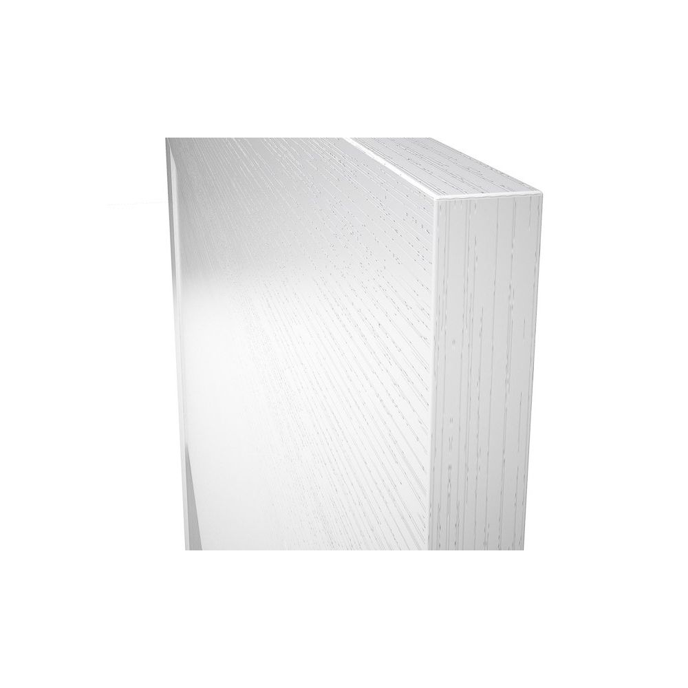 Cabezal para Cama de Matrimonio con patas, Color Blanco, Medidas: 160 cm (Ancho) x 130 cm (Alto) x 2,5 cm (Fondo)