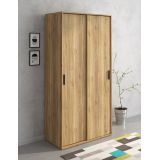 Meyvaser Armario ropero Para dormitorio con 2 puertas correderas Color Mauvella 200x100x50 Cm
