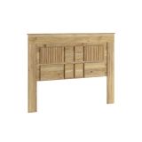 Pack de Muebles de Dormitorio Habitación con Cabecero, 2 Mesitas de Noche 3 Cajones y Cómoda en Color Mauvella Rayas
