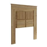 Pack Cabecero de 110 x 120 cm + 2 Mesitas de Noche de 3 Cajones | Dormitorio Completo Infantil | Color Mauvella Rayas