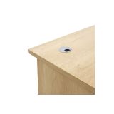 Mesa de Oficina Sin Cajón, Color Cambria, 150x75x75 cm - Espacio Amplio y Elegante